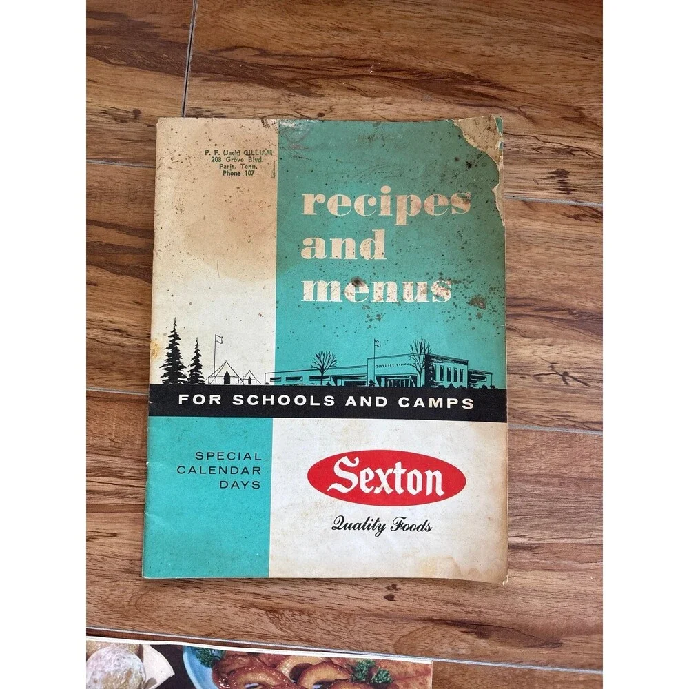 N/A vintage cookbook